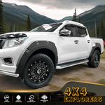 Matte Black Wide Wheel Arches Kit for Nissan Navara NP300 D23 2015-2020 AD BLUE