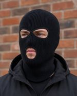 Balaclava Full Face Mask 3 Eyelet Knitted Winter Ski Mask 3 Hole Warm One Size