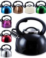 Whistling Kettle 2.5L Liberty For Camping Caravan Various Colours