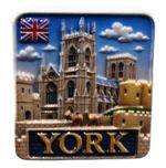3D -YORK ENGLAND NORTH YORKSHIRE Fridge Magnet City Souvenir Travel Memory Gift