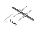 1Set 0.39"-5.12" Camera Lens Removal Wrench Open Tool Steel Spanner Repair Tool