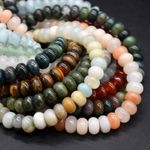 Rondelle Spacer Beads SMOOTH - 8x4mm-5.5mm, 14" Strand, for Jewellery Making