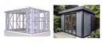 Garden Building Metal Frame, Shed Workshop Summer House Steel Room Various sizes