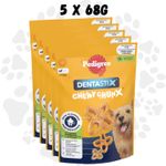 5x PEDIGREE DENTASTIX CHEWY CHUNX MINI Dog Treats CHICKEN 5x68g | 340g