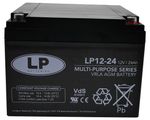 Battery LANDPORT NSA LP12-24 T12 VDS 12V 24Ah standby battery shutter drive UPS
