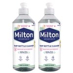 2X MILTON BABY BOTTLE CLEANER 500ML | BABY FEEDING | PLANT BASED AGENTS