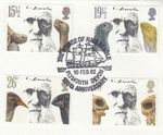 Charles Darwin HMS Beagle Plymouth (a) GB Used 1982 ON PIECE (66314)