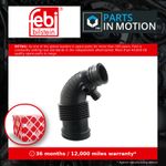 Air Filter Hose fits BMW 116 F20, F21 1.6 2011 on N13B16A Pipe 13717597586 Febi