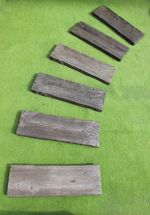 20 x Railway sleeper, concrete decorative paving stepping stones/path