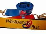Full colour custom printed lanyards 20mm Safety release and metal clip