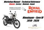 Royal Enfield Himalayan  411cc Workshop Manual USB   2018 - 2024