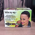 Texture My Way Herbal Conditioning Texturizing System No-Lye No-Mix Smooth/Curl