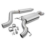 STAINLESS CATBACK EXHAUST SYSTEM FOR VAUXHALL OPEL CORSA D 1.6 TURBO VXR 07-10