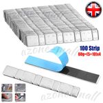 100 x Adhesive Lead Free 60G Strips Stick On Wheel Balance Weights Top Quality