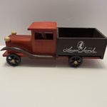 Collectible Laura Second Wood Wooden Truck Choc Gift Box Movable Wheels 14” Long