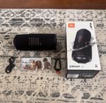 JBL Flip 7 Portable Bluetooth Speaker, Black, 30W, USB-C Input