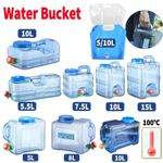 Portable Water Container Tank Large Capacity Bottle Can Faucet Driving Outdoor