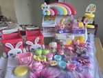 Kindi Kids Kindi Fun Supermarket Playset Bunny Carts Shopkins Toy Bundle Lot Toy