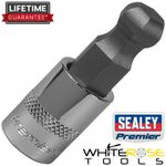 Sealey Socket Bit Ball-End Hex 12mm 3/8"Sq Drive Premier