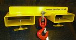 Forklift Mounted Lifting Hook Attachment 2T / 2000kg Telehandler Crane Jib
