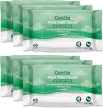 by Amazon Gentle Moist Toilet Tissues with Aloe Vera Flushable 240 Count 6 packs