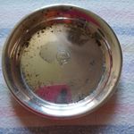 VINTAGE EASTERN & ORIENTAL HOTEL PENANG ASHTRAY, SILVER PLATED, CRESTED