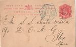 BRITISHINDIA  S.S. SANTA MARIA DO.O.A.G." IBO AFRICA"  COMPA  DO NASSA 11 11 1BO