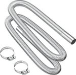 2M  Air Heater Pipe Stainless Steel Exhaust Diesel Gas Vent For Car Parking Tank