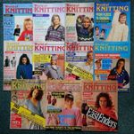Vintage bundle, 11x World Of Knitting magazine from 1988 & 1989.