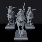 Mounted Highwaymen Human RPG DnD Warhammer Heroquest Wargames Dungeons & Dragons