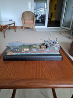 Ww2 USS LCT 763 plus 1 X Tank . Pos 1: 87 / 100 Scale. Diarama Model