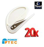 Power-Tec 92015 20Pce Paper Poly Sheet Slitter Cutter Bodyshop Workshop LL