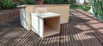 wooden hedgehog house home garden shelter visiting overwinter with lift off lid