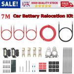 7M Car Battery Relocation Kit - Track Race Conversion Boot Racing 300a 12V