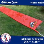 5M Inflatable Kids slip Slide Single Water Spray Garden Fun Children Summer Toy