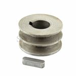 A Type Pulley Double V Groove Bore 19-24mm OD 60mm for A Belt Motor