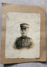 Original WW1 Japanese Army Soldier Portrait Photo 15 x 11 cm
