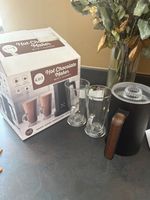 4-in-1 Hot Chocolate Maker Non-Stick Electric Milk Frother Professional Range