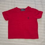 Polo by Ralph Lauren Red Logo T-Shirt 100% Cotton Short Sleeve 6-9M