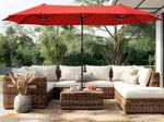 13ft Large Parasols Patio Umbrella Outdoor Umbrella Double-Sided Market Umbrella