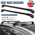 FOR LAND ROVER DISCOVERY SPORT L550 ROOF RAILS RACK CROSS BARS KIT BLACK 2014+