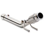 STAINLESS RACE EXHAUST FRONT DECAT FLEXI PIPE FOR PEUGEOT PUG 206 16V 180 BHP