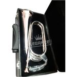New Professional British Army Bb Bugle Silver Plated Tune able/Bb Bugle Silver