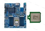 Gigabyte MZ32-AR0 Rev 3.0 Motherboard + AMD EPYC 7452 32 cores Unlocked CPU