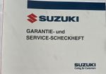 Suzuki service book maintenance book inspection booklet in German