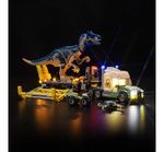 Lego Jurassic World Light Kit Dinosaur Missions: Allosaurus Transport Truck