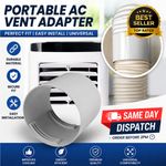 130mm/150mm Portable Air Conditioner Exhaust Duct Hose Pipe Connector Coupler UK