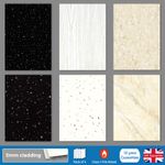 Bathroom PVC Cladding Panels Modern Ceiling Shower Wet Wall Panels 2700x250x5mm