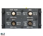 Boeing 737 VP-BRV VHF NAV IRS Cockpit Panel Ex Air France