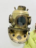 Vintage Antique Diving Helmet Italia Morse USNavy Mark V Full Size Divers Helmet